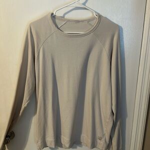 Vuori cream Color long sleeve tee